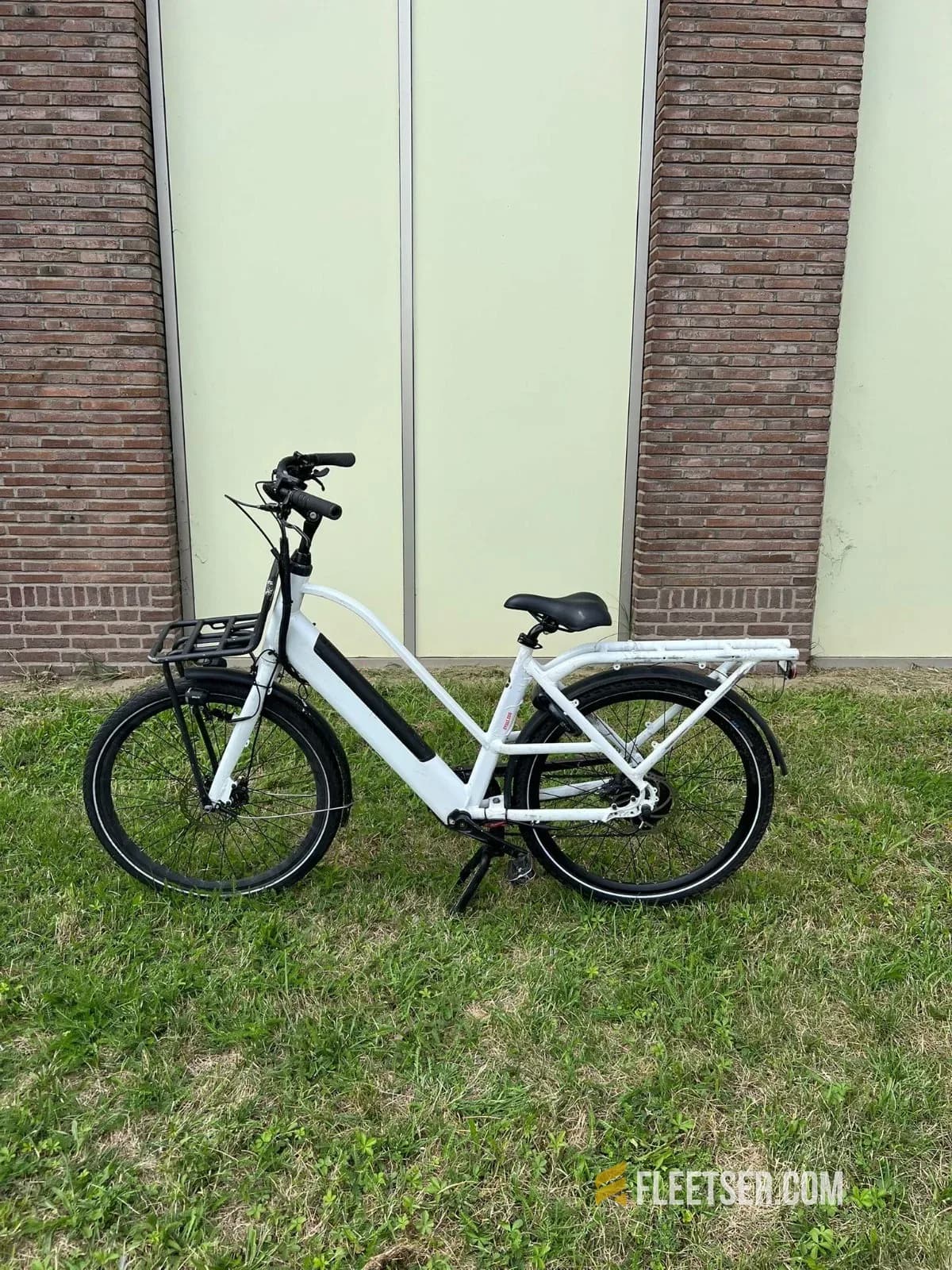 White Delivery Bikes